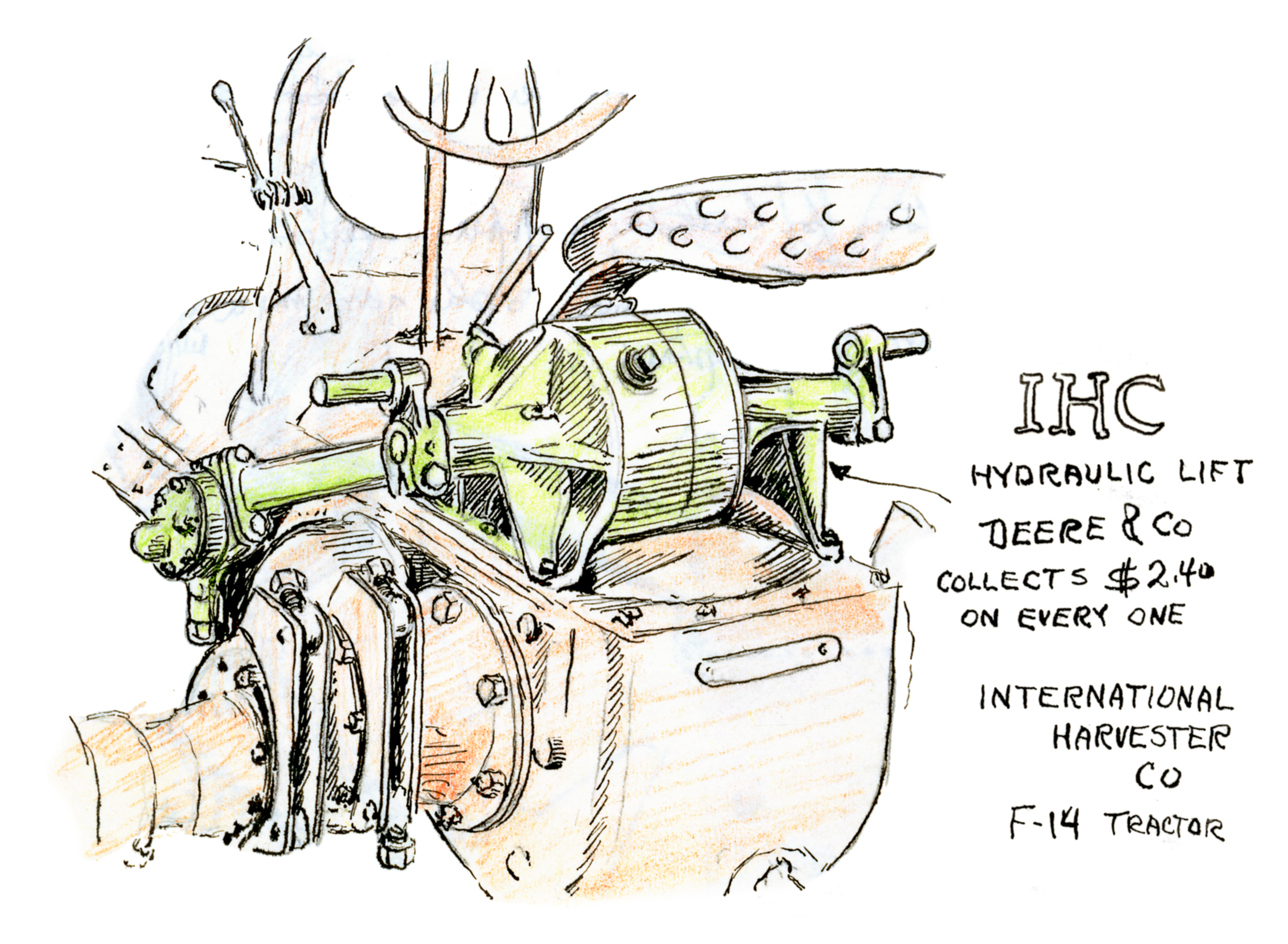 theo brown lift patent drawing