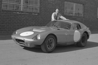 peter brock with daytona coupe